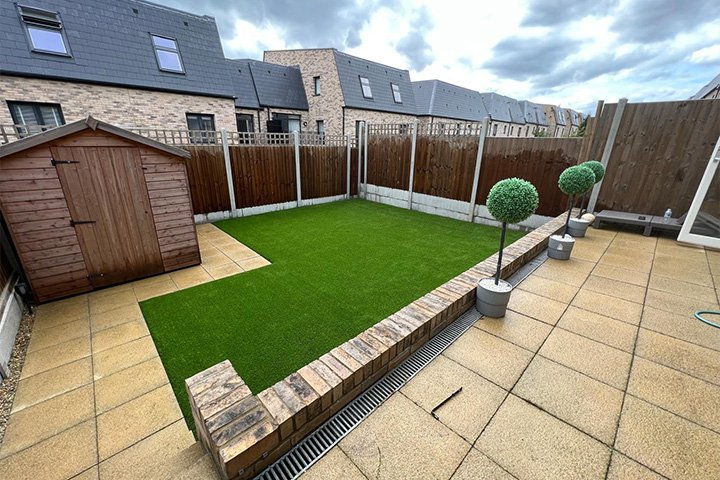 Rolls of premium artificial turf